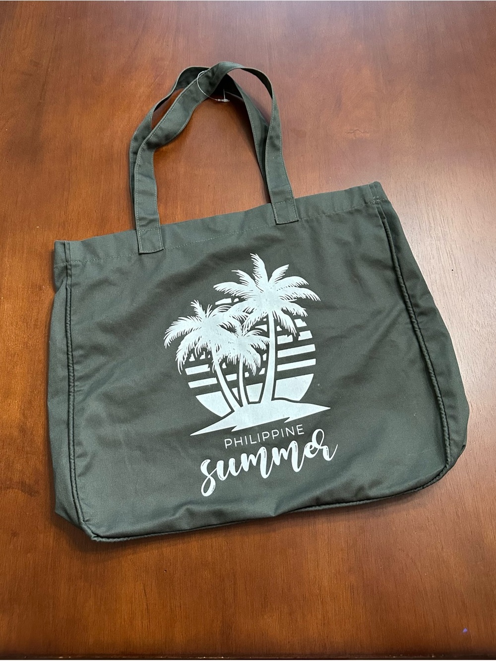 Dark Grey Tote Bag